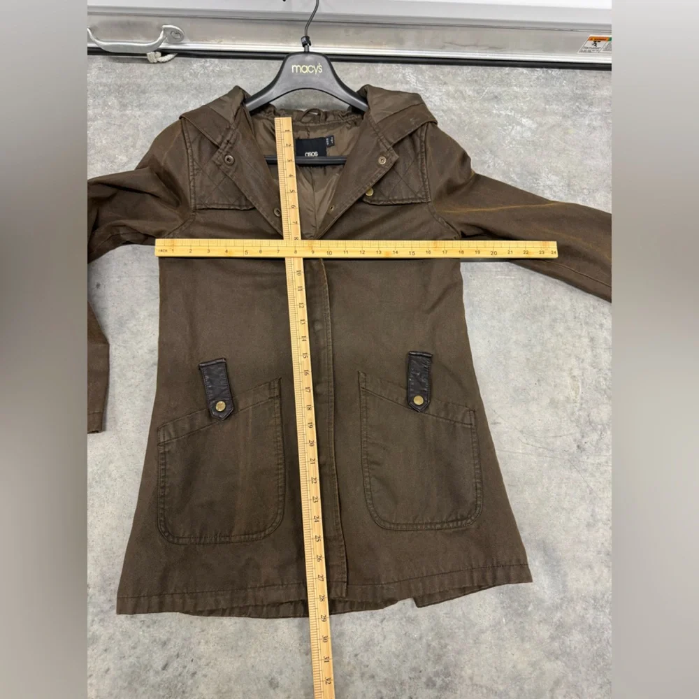 ASOS Brown Hooded Utility Jacket - Picture 9 of 10